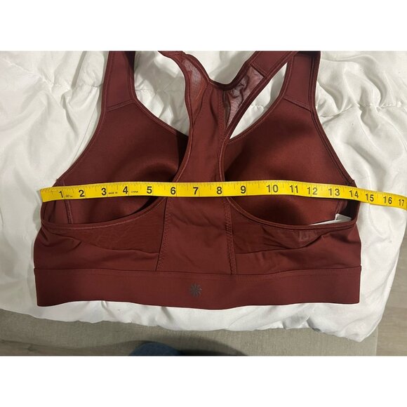 Athleta Hustle Sports Bra 38 B/C Rust Red - Picture 11 of 11